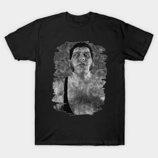 Andre The Giant \\ Brush Art T-Shirt